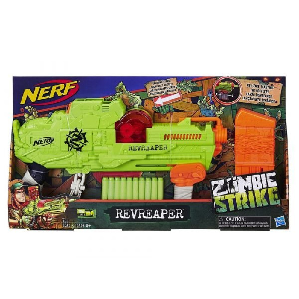 Бластер Hasbro Nerf Зомбі Страйк Ревріпер (E0311)