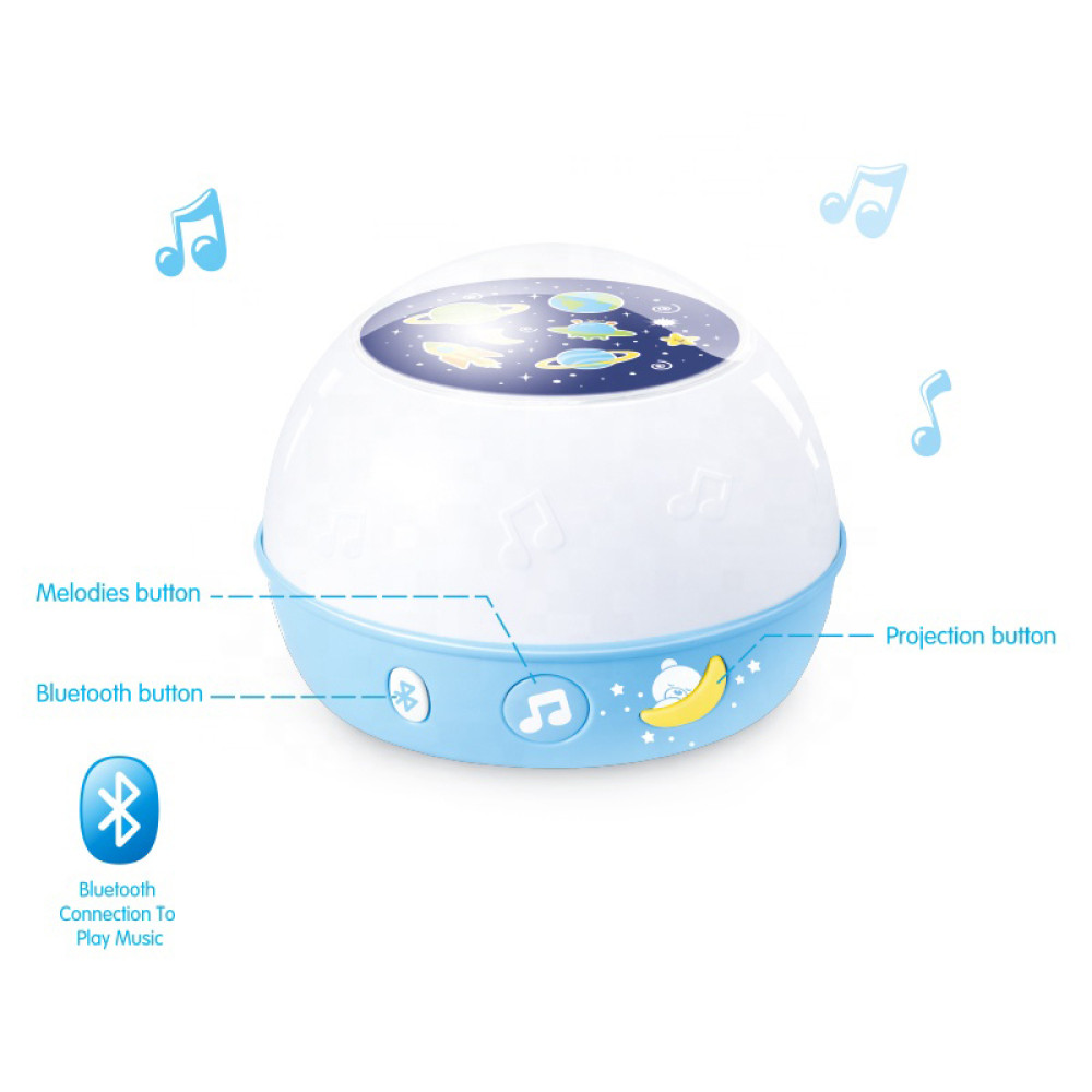 Музичний нічник-проектор Oby Toys First Dreams (O-1833B)