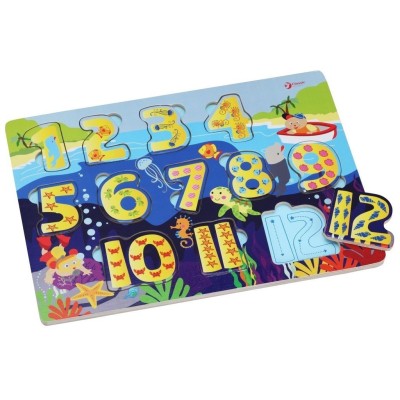 Дерев'яні пазли Classic World цифри (3548)