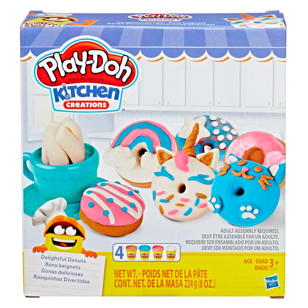 Набор для лепки Play-Doh Kitchen Creations Выпечка и пончики (E3344)