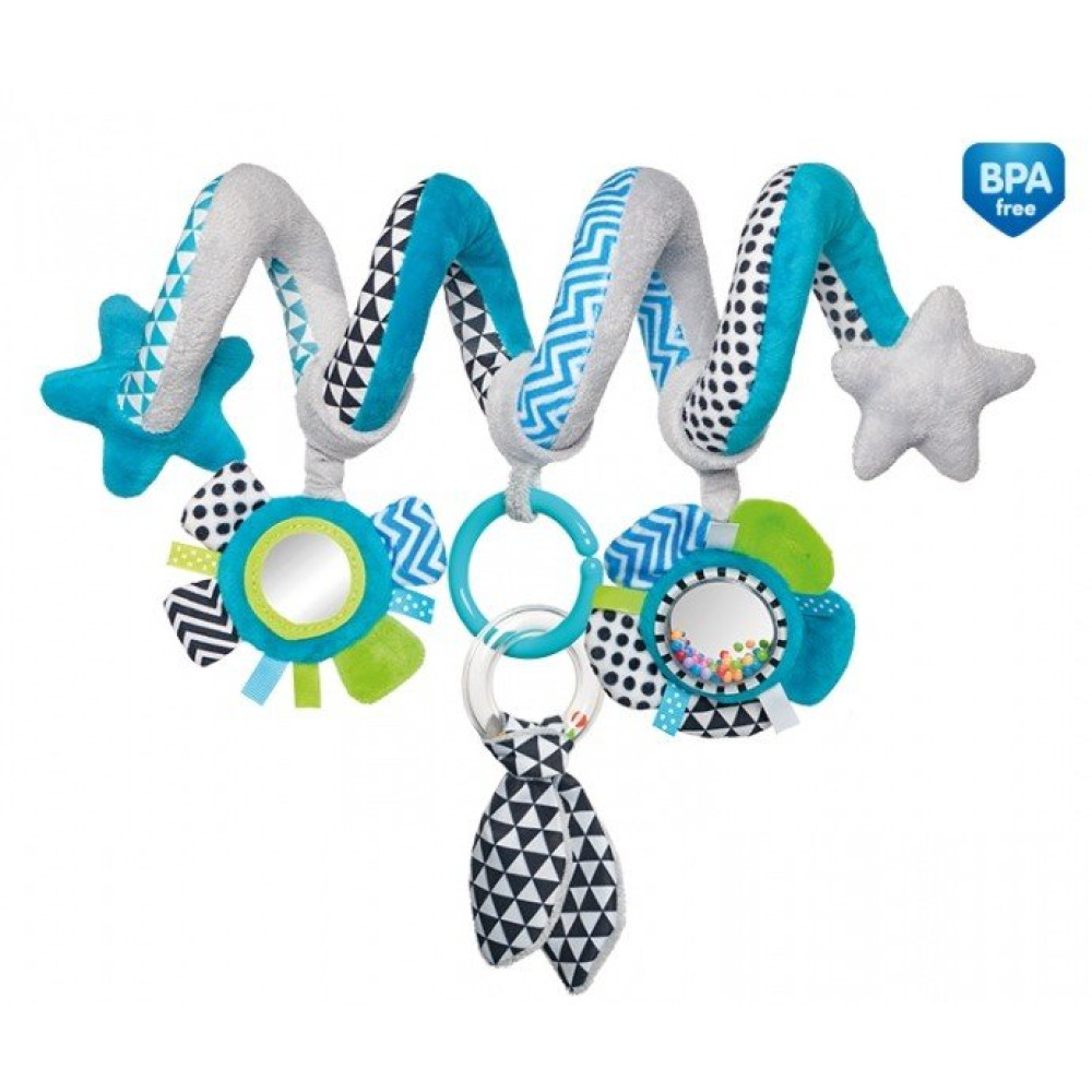 Подвесная игрушка Canpol Babies Zig Zag спираль (68/063 blue)