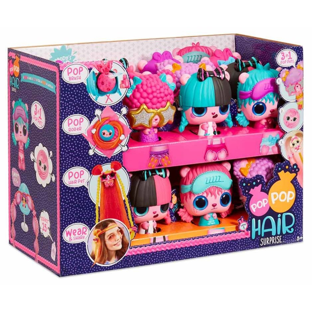 Фигурка-сюрприз Pop Pop Hair Surprise Модная прическа в ассортименте (561873) Фигурка-сюрприз Pop Pop Hair Surprise Модная прическа в ассортименте (561873)