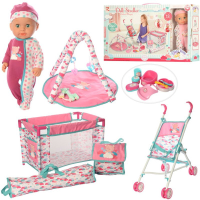Игровой набор Tutu Love Doll Stroller пупс с аксессуарами (89866-8)