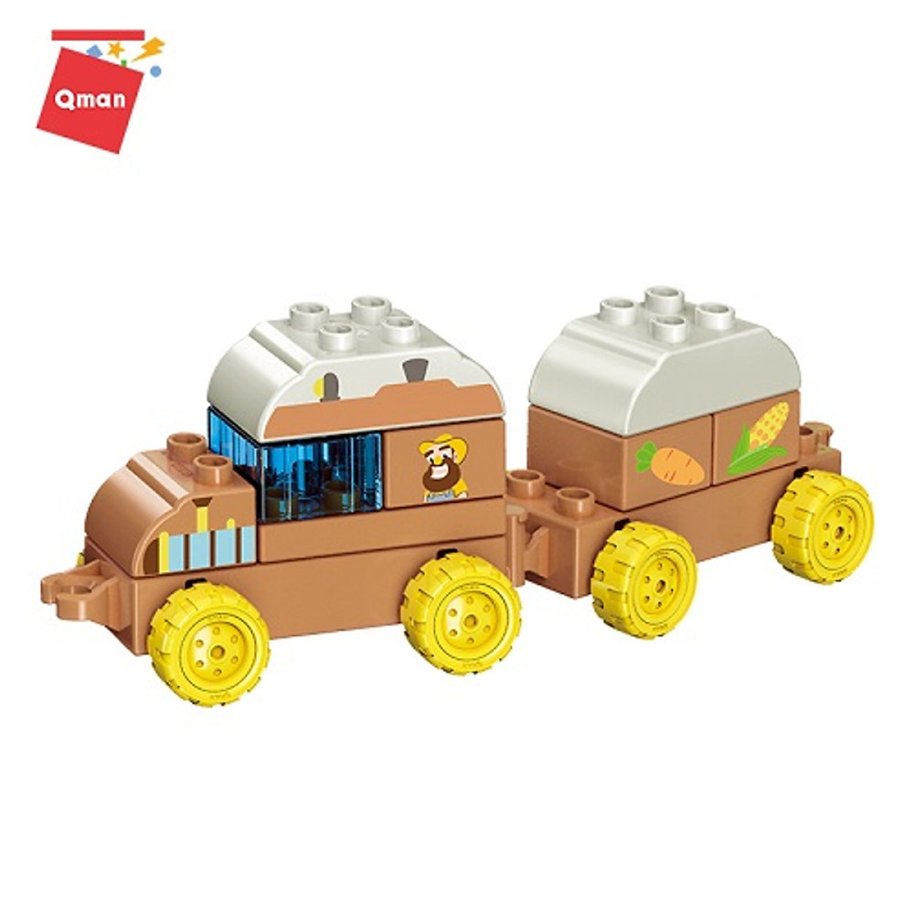 Конструктор Qman Enjoy Фермерський двір, 52 деталі (5004) Конструктор Qman Enjoy Фермерський двір, 52 деталі (5004)