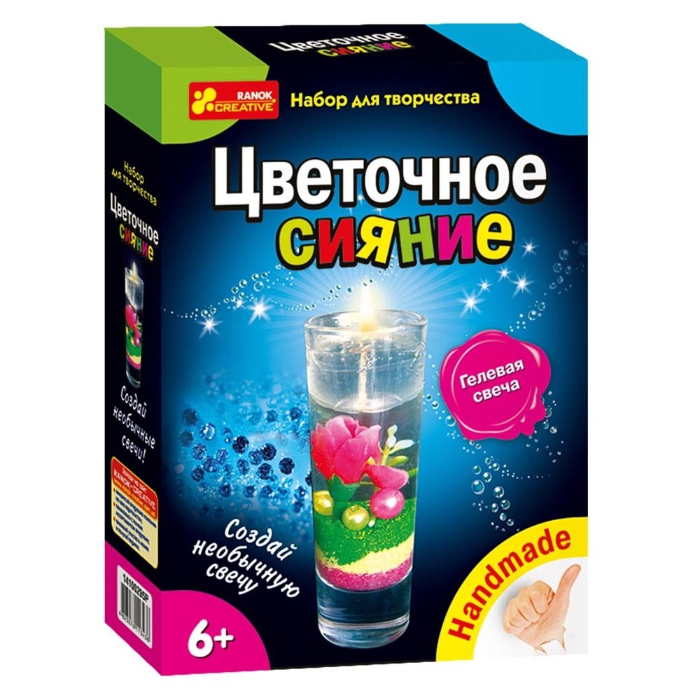Набор для творчества Ranok-Creative Гелиевые свечи Цветочное сияние (14100295Р)