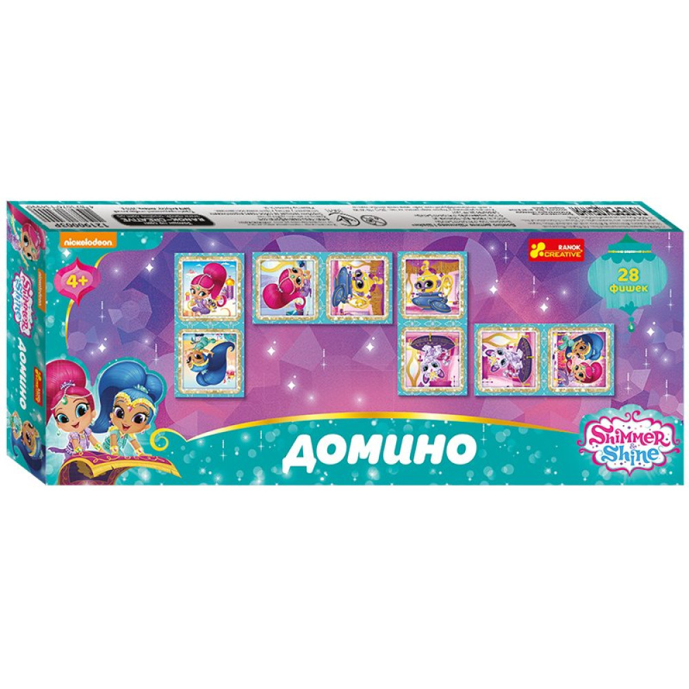 Игра настольная Домино Шимер и Шайн Ranok-Creative (12190003P)