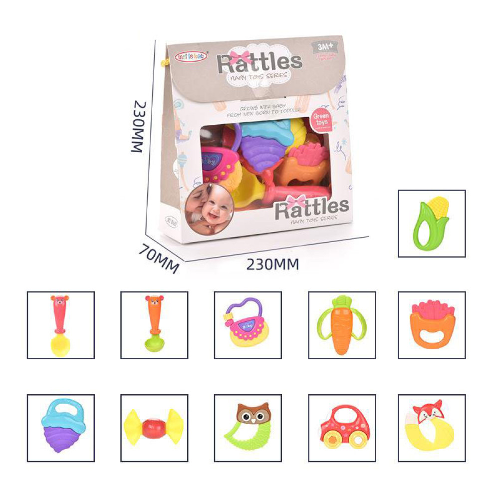 Набор погремушек Rattles Toys (8375-8375-1-2-3) Набор погремушек Rattles Toys (8375-8375-1-2-3)