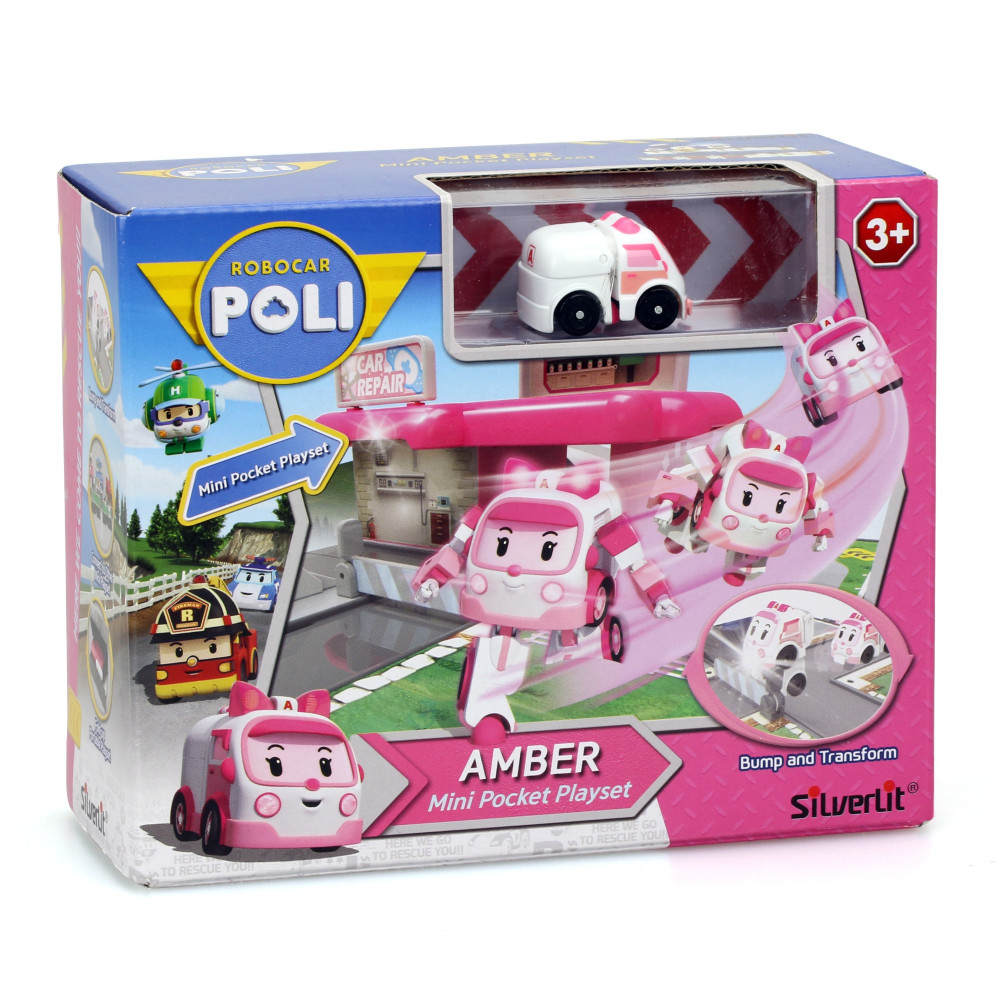Гараж Robocar Poli с мини трансформером Эмбер (83363)