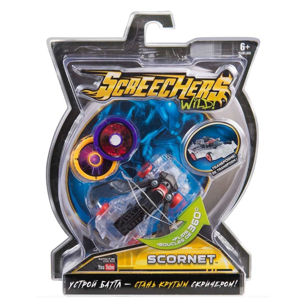 Машинка-трансформер Screechers Wild L1 Скорнет (EU683213)
