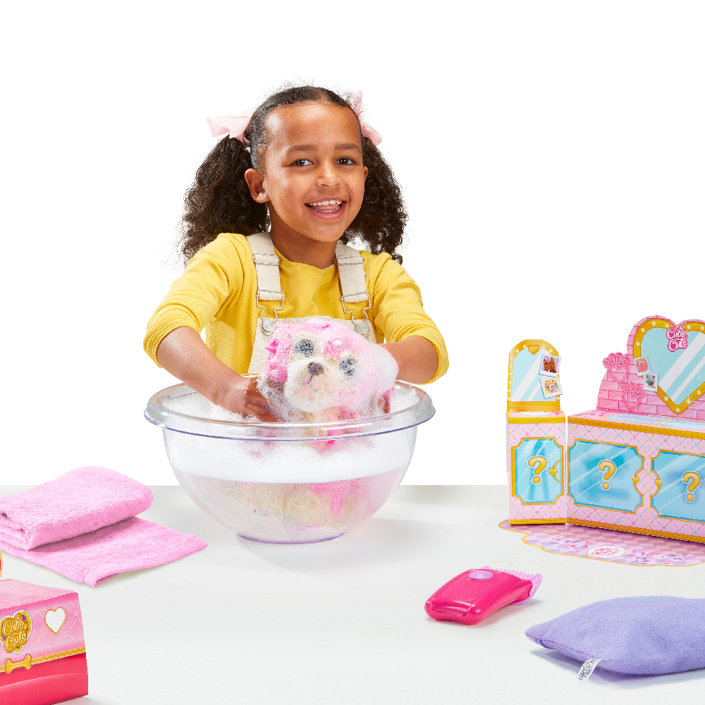 Мягкая игрушка Scruff a Luvs Няшка-потеряшка Груминг салон, розовый (30146)