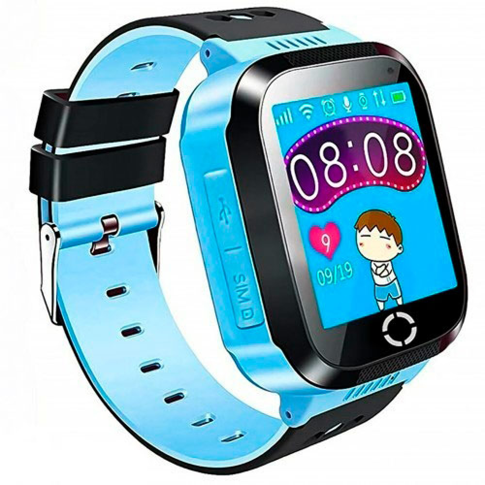 Детские смарт-часы Smart Baby Watch GM9 Black-Blue Детские смарт-часы Smart Baby Watch GM9 Black-Blue
