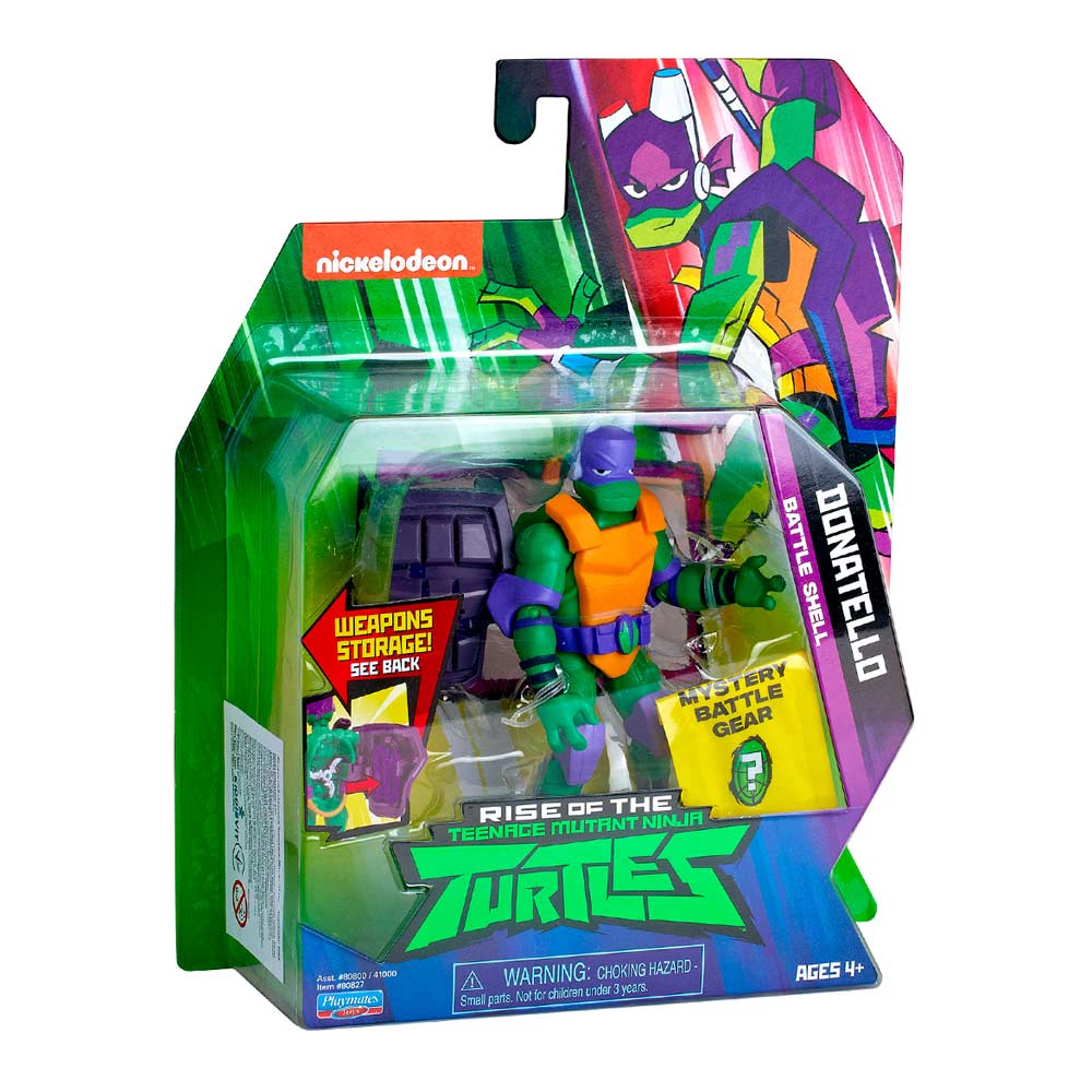 Фигурка TMNT Эволюция черепашек-ниндзя Донателло с боевым панцирем (80827)