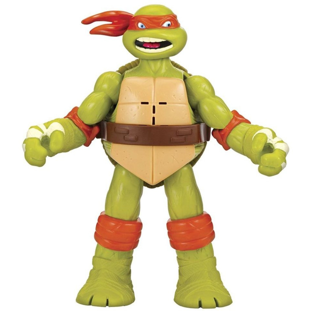 Фигурка TMNT Черепашки-ниндзя с боевыми звуковыми эффектами Микеланджело (91675)