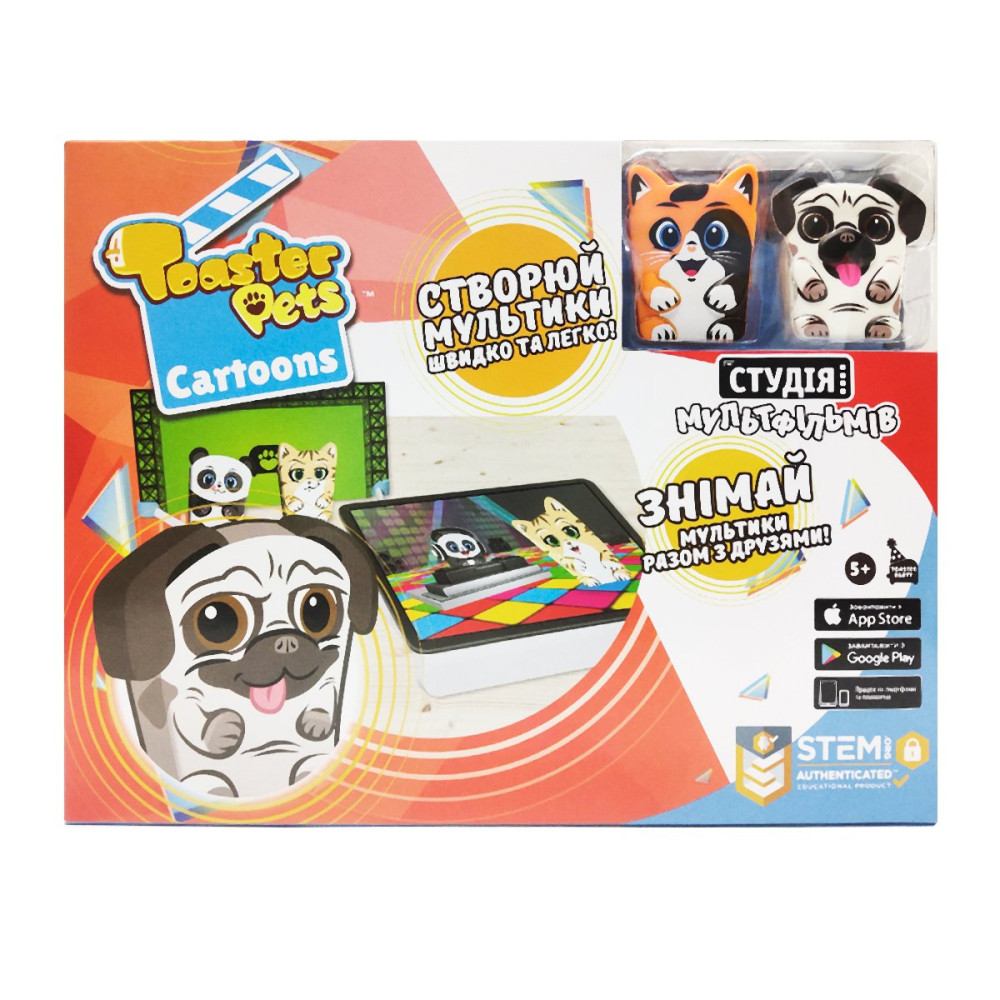 Игровой набор для анимационного творчества Toaster Pets – Студия Мультфильмов (1000)