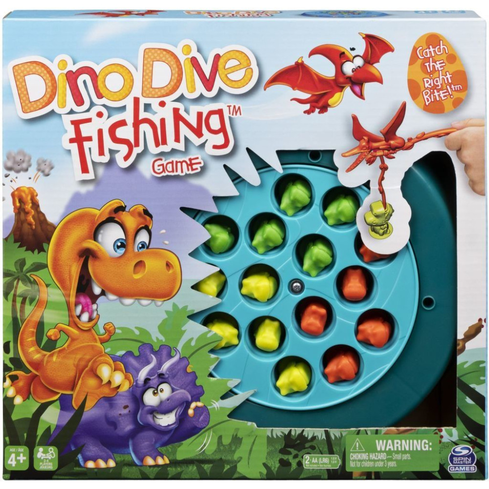 Настольная игра Spin Master Веселая рыбалка Динозаврики (SM98269/6061077)