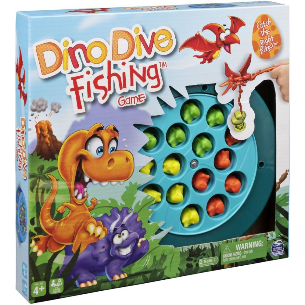 Настольная игра Spin Master Веселая рыбалка Динозаврики (SM98269/6061077)