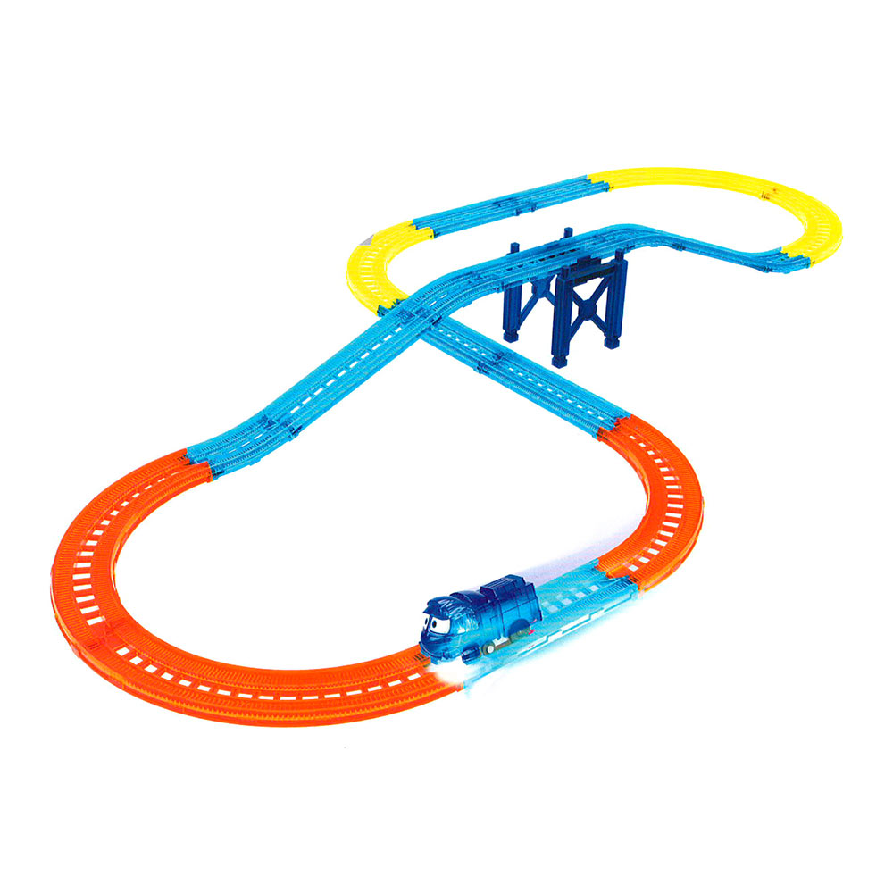 Ігровий набір Silverlit Robot trains Залізниця Кея з підсвічуванням (80187)