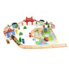 Детская деревянная железная дорога Acool Toy Мой город 80 деталей (AC7506)