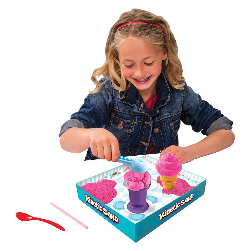 Набор кинетического песка для творчества Kinetic Sand ICE CREAM (71417-1)