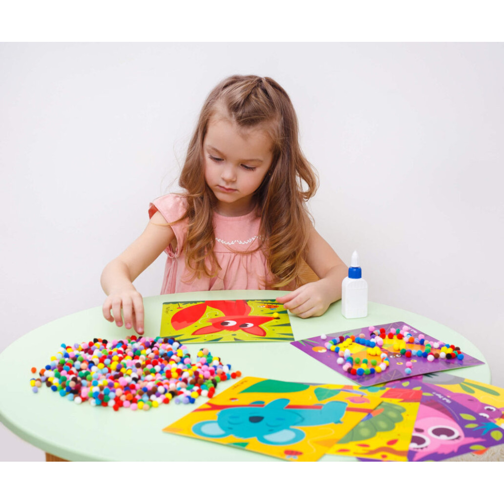 Набор для творчества Vladi Toys Rainbow pompoms Лисичка (VT4433-06)