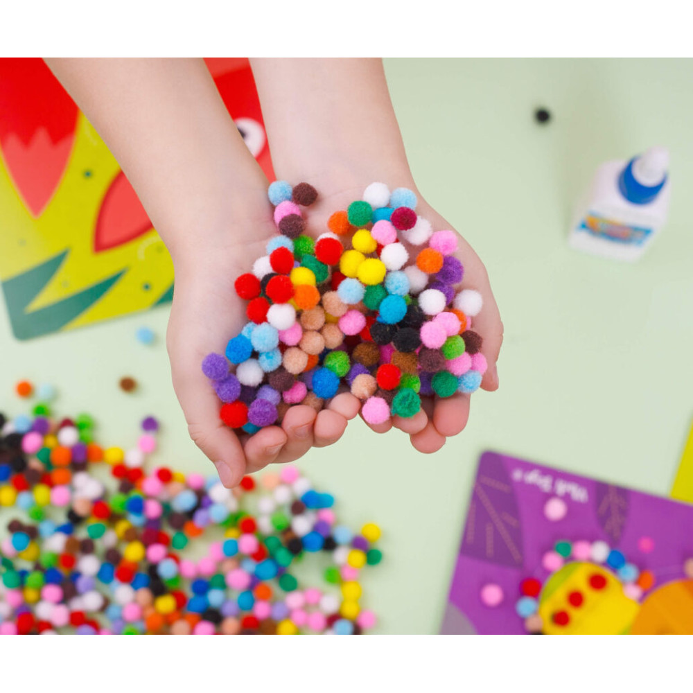 Набор для творчества Vladi Toys Rainbow pompoms Лисичка (VT4433-06)