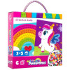 Набор для творчества Vladi Toys Rainbow pompoms Единорог (VT4433-05)