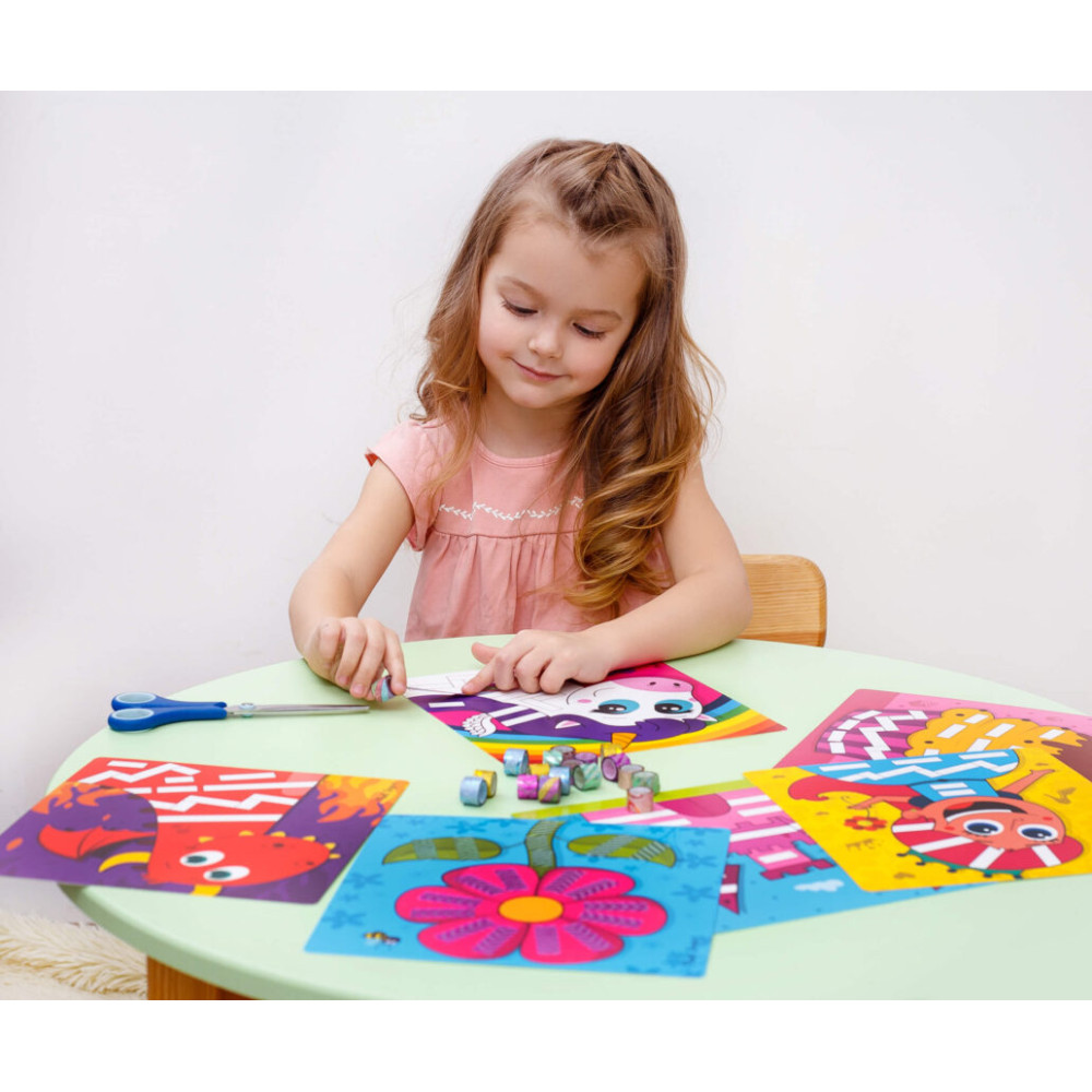 Набор для творчества Vladi Toys Sticky strips Единорог укр (VT4433-03)