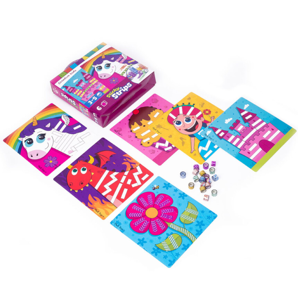 Набор для творчества Vladi Toys Sticky strips Единорог укр (VT4433-03)