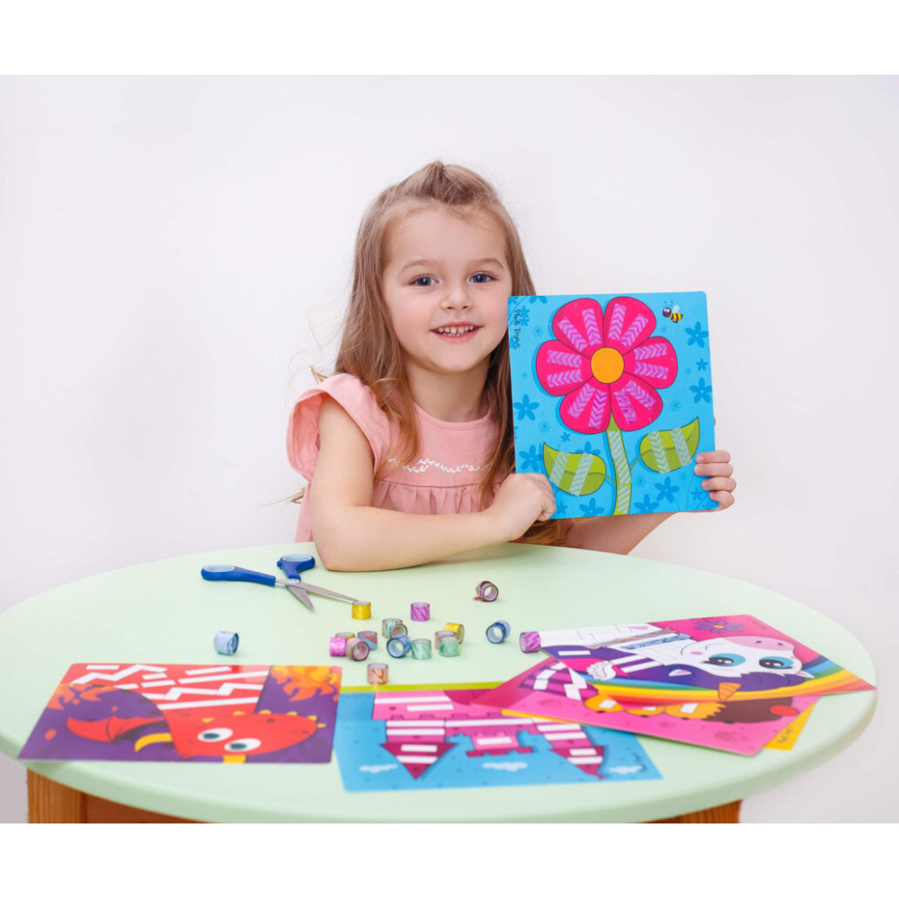 Набор для творчества Vladi Toys Sticky strips Единорог укр (VT4433-03)
