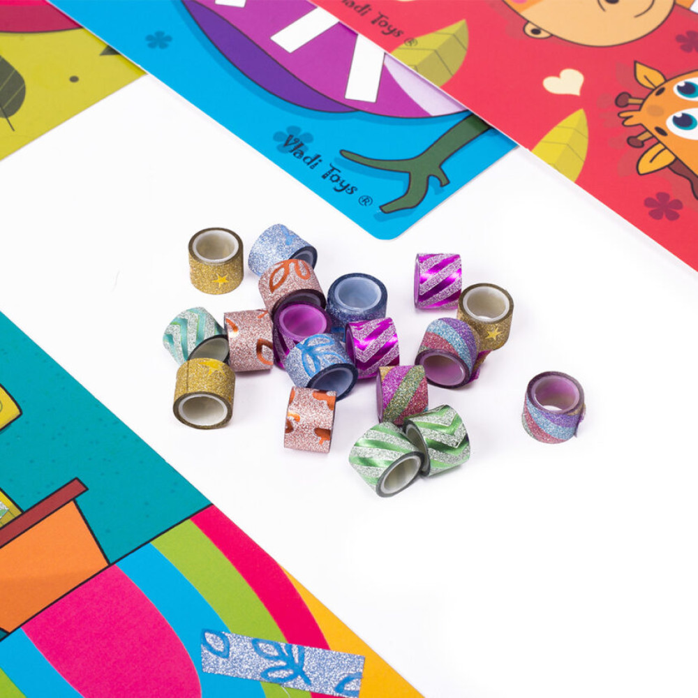 Набор для творчества Vladi Toys Sticky strips Лама укр (VT4433-04) Набор для творчества Vladi Toys Sticky strips Лама укр (VT4433-04)