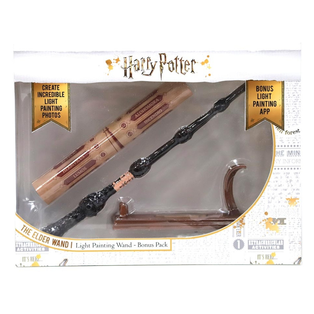 Волшебная бузиновая палочка Wizarding world Harry Potter со списком заговоров