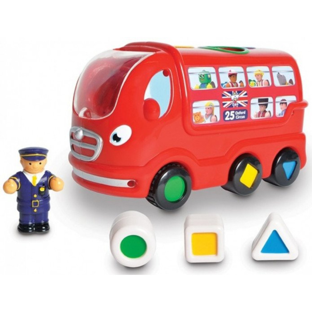 Игровой набор Лондонский автобус Лео WOW Toys Красный (10720)