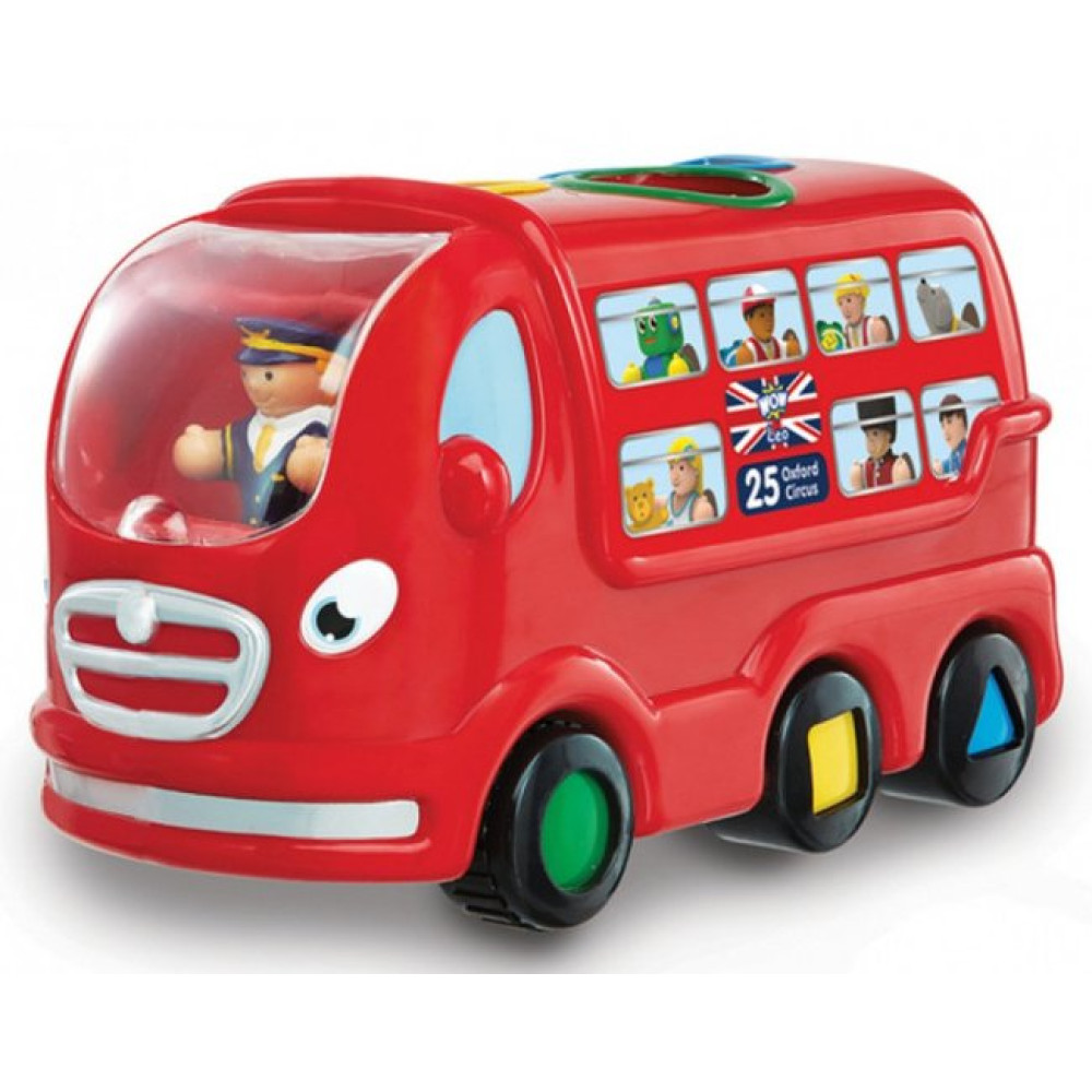 Игровой набор Лондонский автобус Лео WOW Toys Красный (10720)