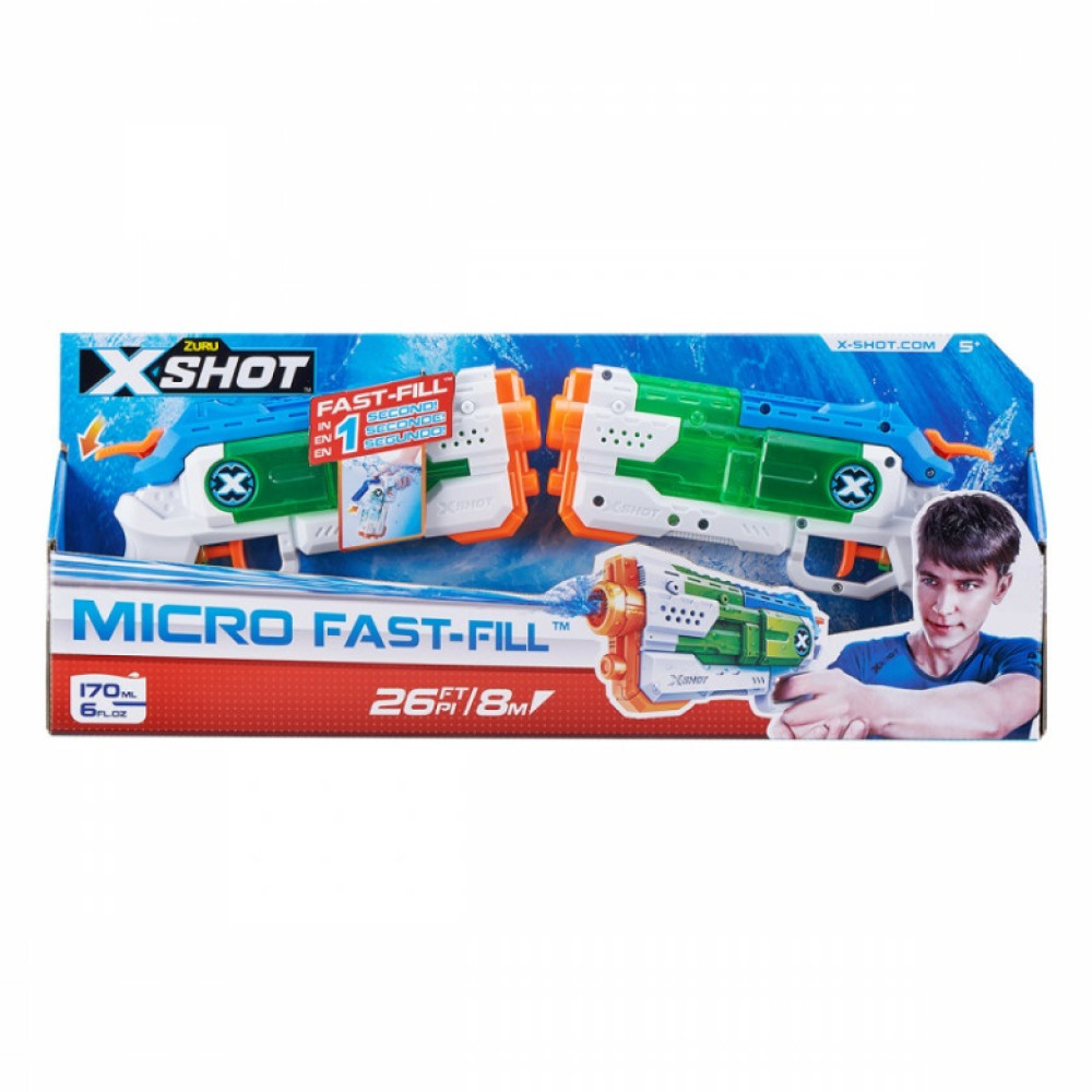 Набор водных бластеров X-Shot Warfare Fast Fill Small (56244R)