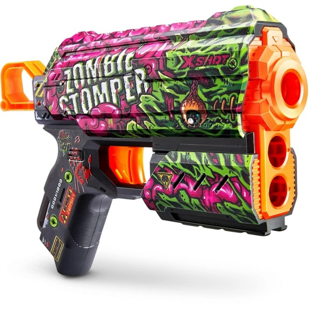 Скорострільний бластер X-Shot Skins Flux Zombie Stomper 8 патронів (36516A)