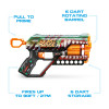 Скорострільний бластер X-Shot Skins Griefer Beast Out 12 патронів (36561A)