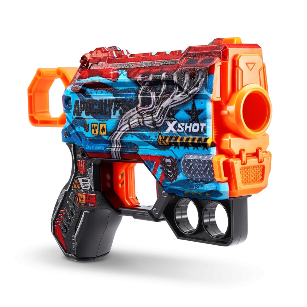 Скорострельный бластер X-Shot Skins Menace Apocalypse 8 патронов (36515H)