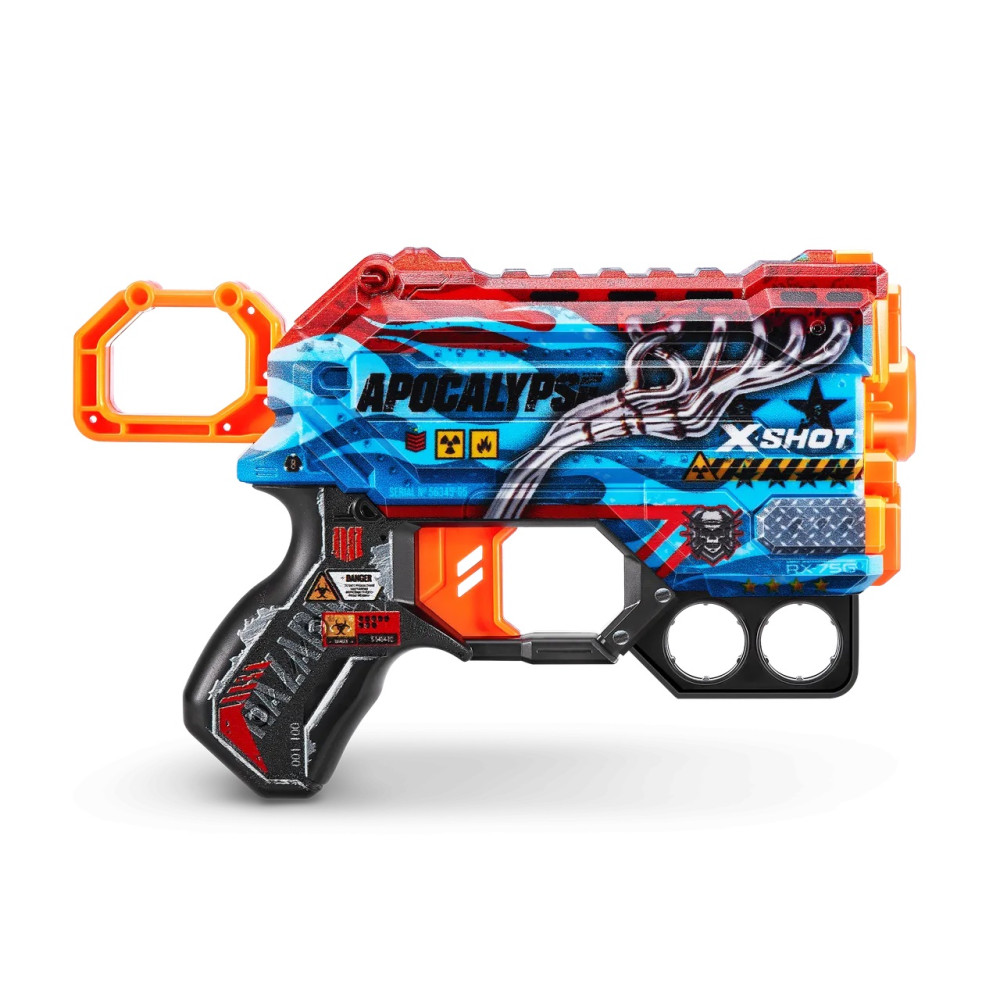 Скорострельный бластер X-Shot Skins Menace Apocalypse 8 патронов (36515H)