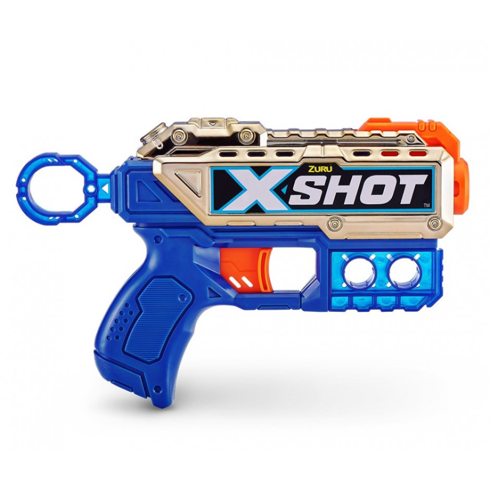 Скорострельный бластер Zuru X-Shot Exsel Double Kickback Golden (36478Z) Скорострельный бластер Zuru X-Shot Exsel Double Kickback Golden (36478Z)