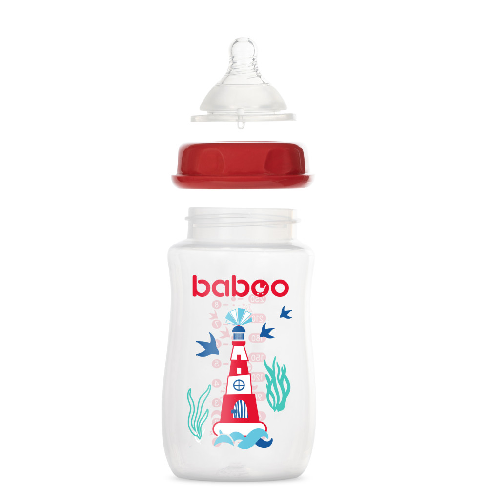 Пляшечка для годування Baboo Морський маяк 250 мл