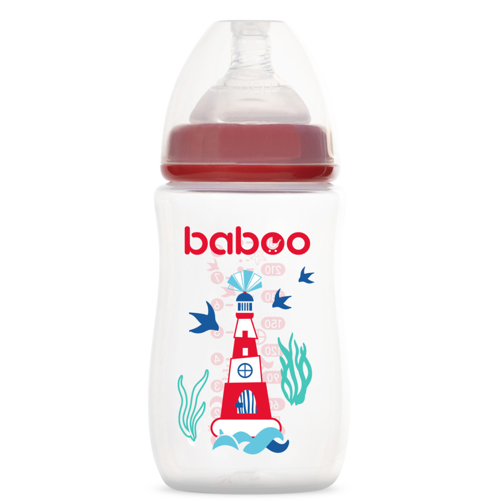 Пляшечка для годування Baboo Морський маяк 250 мл