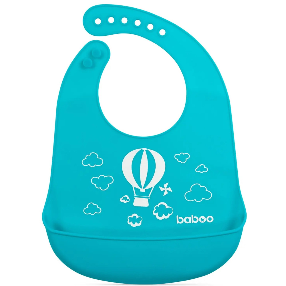 Слинявчик силіконовий Baboo синій