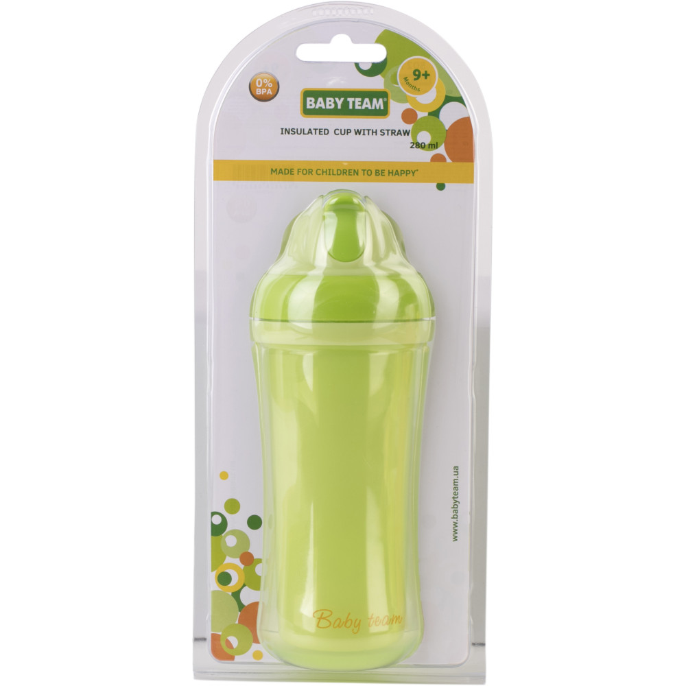 Поильник с трубочкой Baby Team (5021)