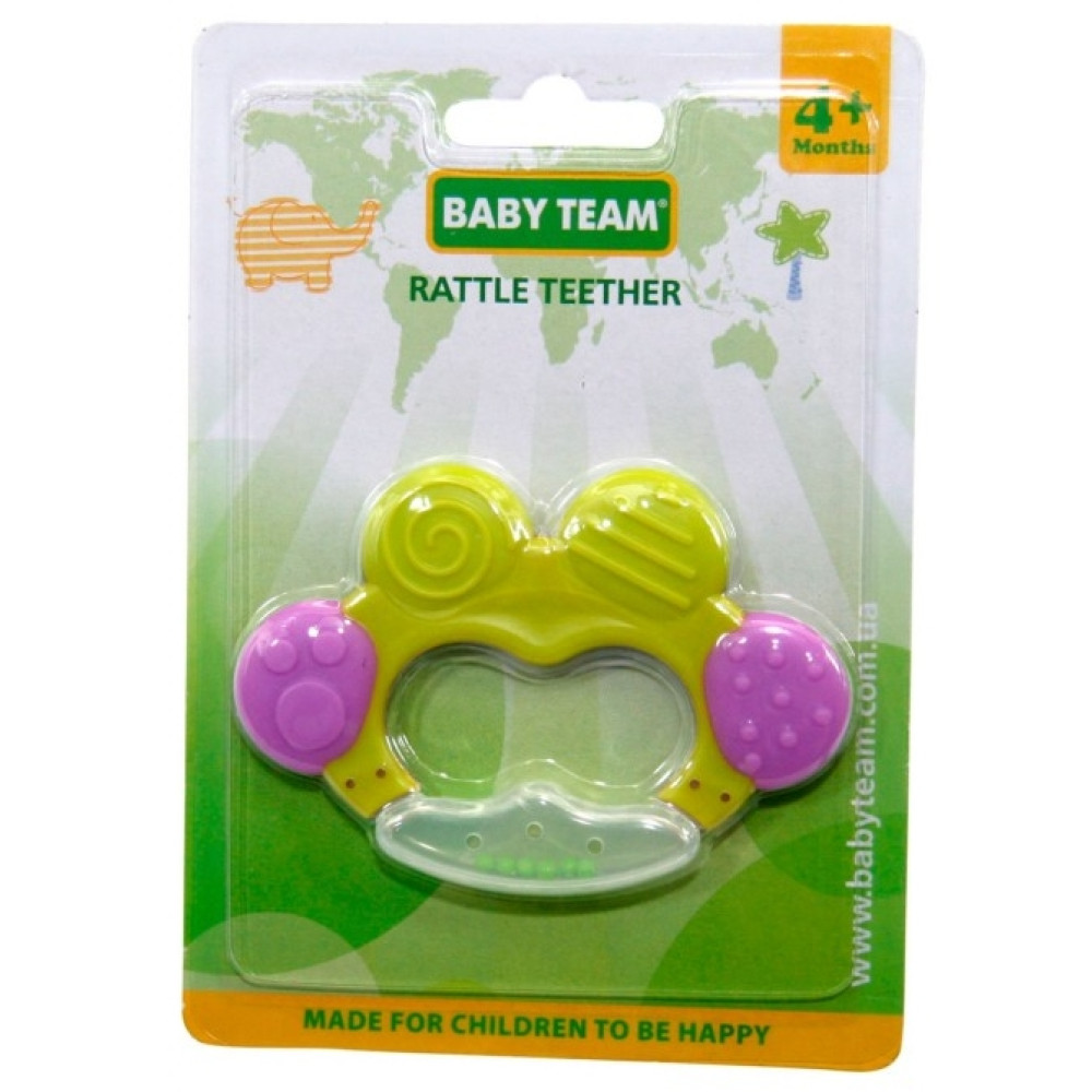 Прорізувач-брязкальце Baby Team (4001)