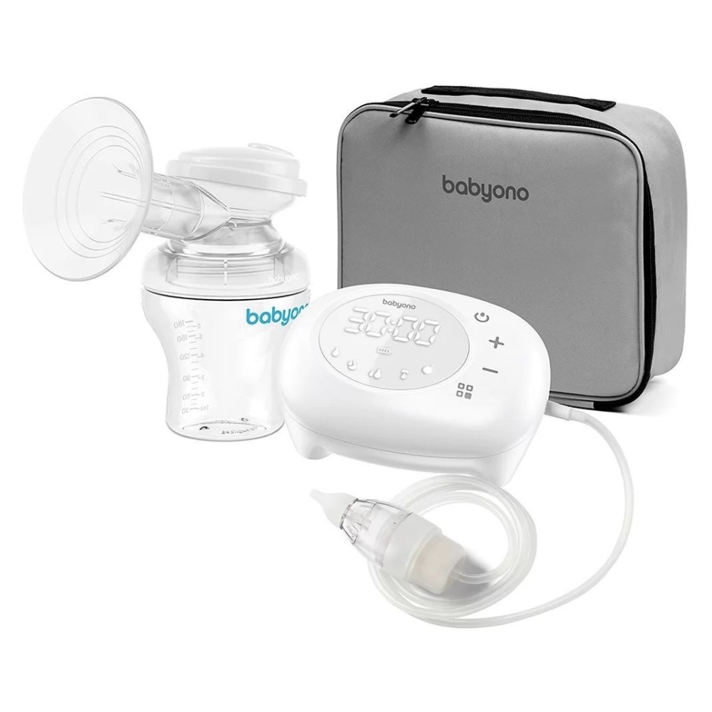 Электрический молокоотсос BabyOno Compact Plus с назальным аспиратором (971)