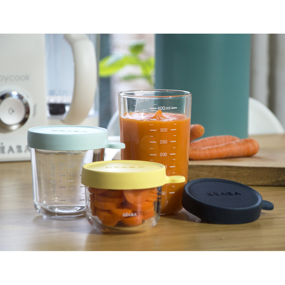 Набір з 3-х скляних контейнерів Beaba 150, 250, 400 мл (912696)