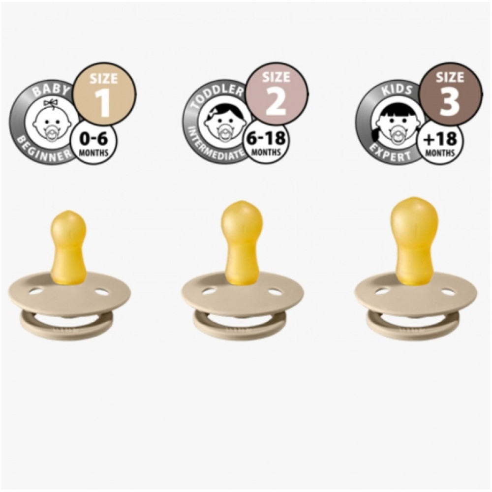 Пустушка Bibs Colour 0-6 міс, латекс (cloud)