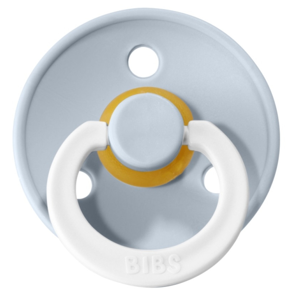 Пустушка Bibs Colour 0-6 міс, латекс (baby blue night)