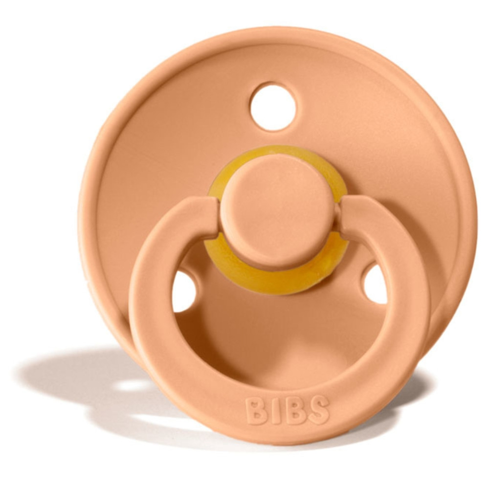 Пустушка Bibs Colour 0-6 міс, латекс (peach sunset)