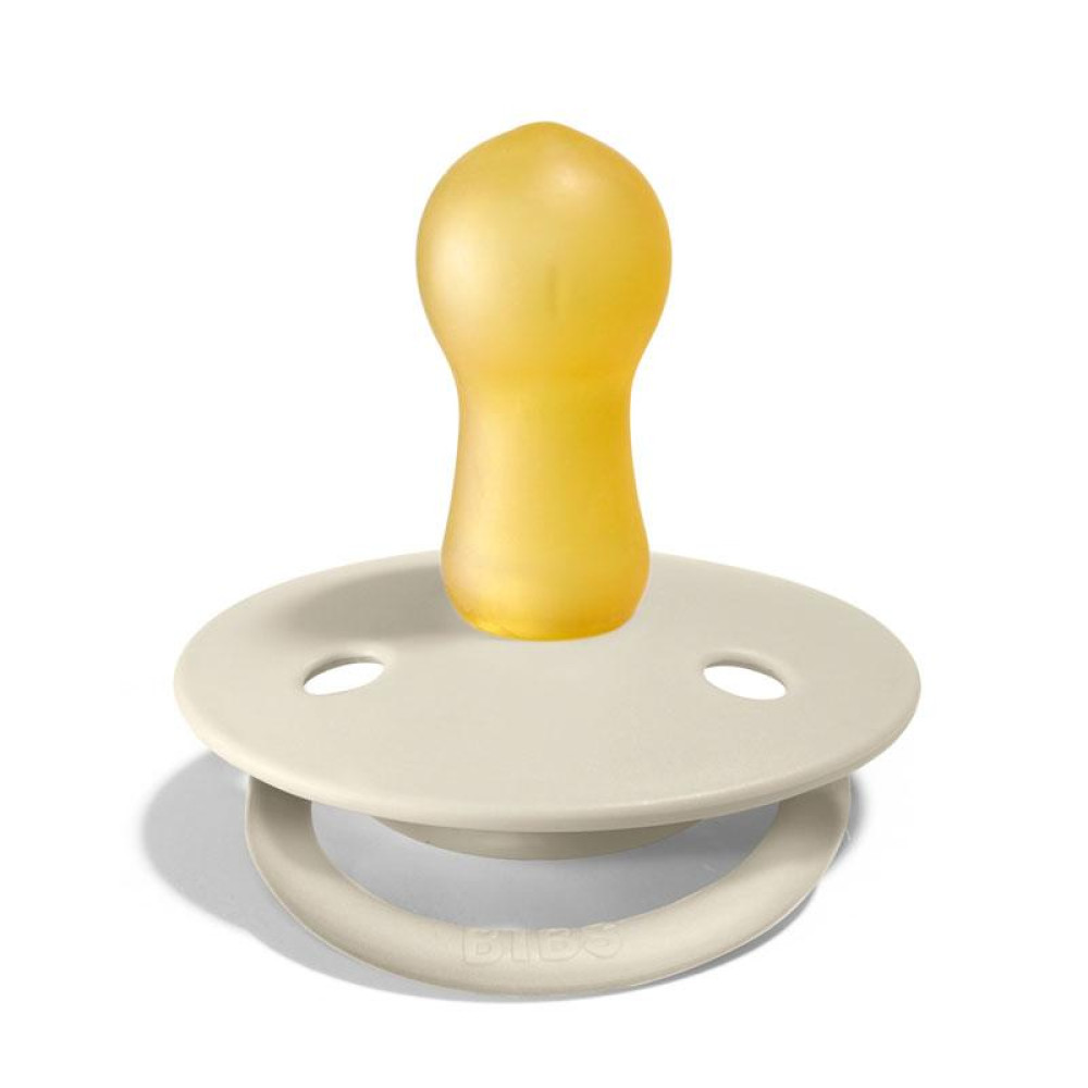 Пустушка Bibs De Lux 0-6 міс, латекс (ivory) Пустушка Bibs De Lux 0-6 міс, латекс (ivory)